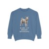Pumi Humor Sweatshirt, Blue Jean, front view