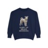 Pumi Humor Sweatshirt, True Navy, front view