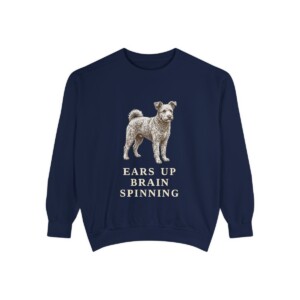 Pumi Humor Sweatshirt, True Navy, front view