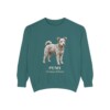 Pumi Latin Sweatshirt, Blue Spruce, front view