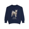 Pumi Latin Sweatshirt, True Navy, front view