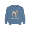 Pumi Mom Sweatshirt, Blue Jean, front view