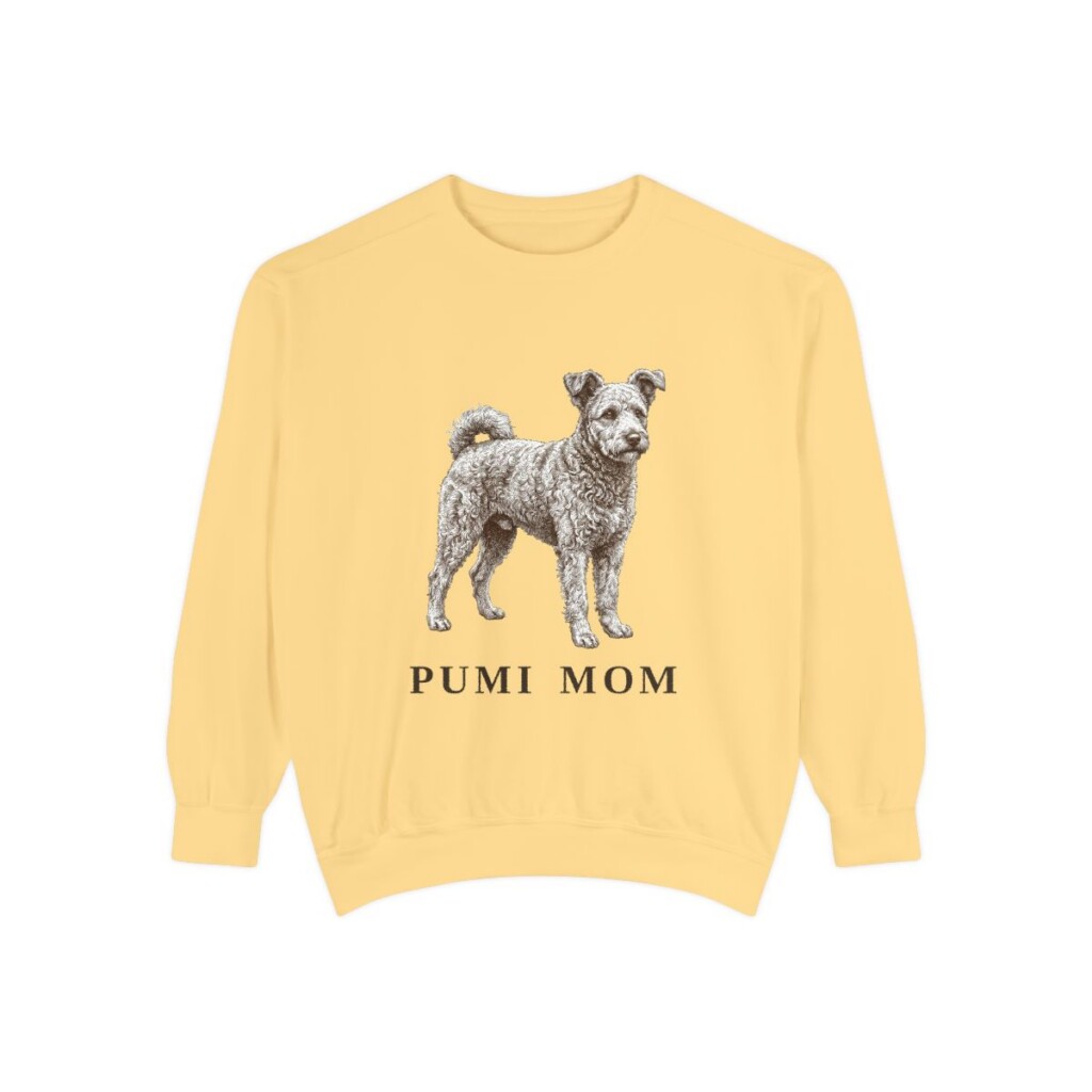 Pumi Mom Sweatshirt, Butter, front view