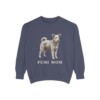 Pumi Mom Sweatshirt, Denim, front view