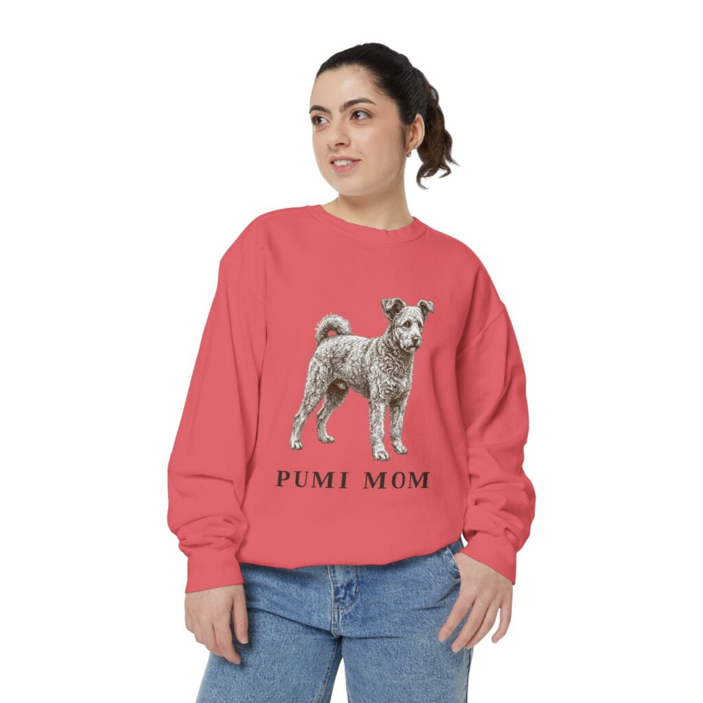 Pumi Mom Sweatshirt, Watermelon, person 2 front
