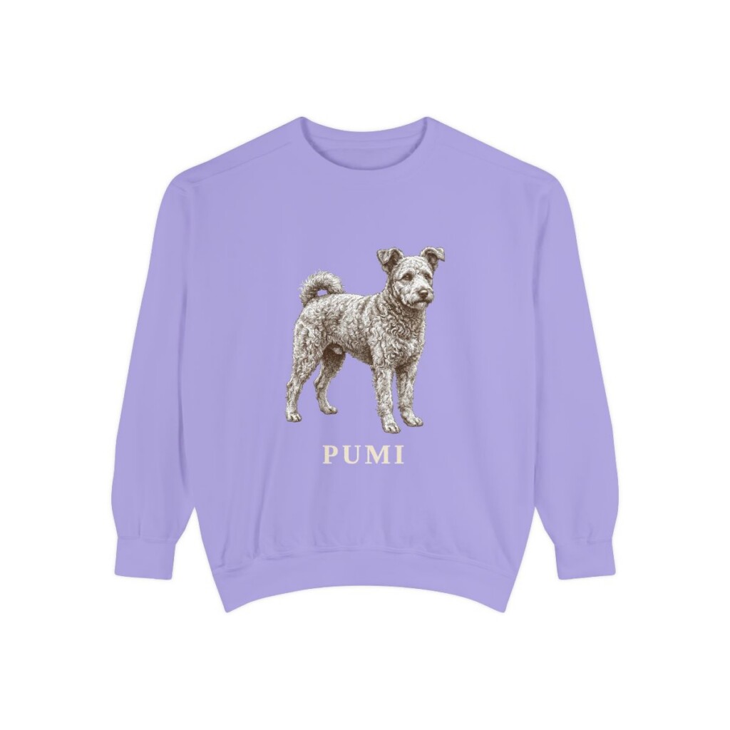 pumi-sweatshirt-violet Pumi Sweatshirt, Violet, front view