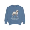 Pyrenean Mastiff Sweatshirt, Blue Jean, front view