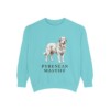 Pyrenean Mastiff Sweatshirt, Chalky Mint, front view