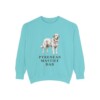 Pyrenean Mastiff Dad Sweatshirt, Chalky Mint, front view
