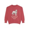 Pyrenean Mastiff Dad Sweatshirt, Crimson, front view