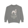 Pyrenean Mastiff Dad Sweatshirt, Grey, front view