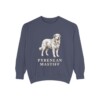 Pyrenean Mastiff Sweatshirt, Denim, front view