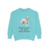 pyrenean-mastiff-sweatshirt-humor-chalky-mint Pyrenean Mastiff Humor Sweatshirt, Chalky Mint, front view