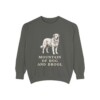 pyrenean-mastiff-sweatshirt-humor-pepper Pyrenean Mastiff Humor Sweatshirt, Pepper, front view