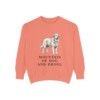 pyrenean-mastiff-sweatshirt-humor-terracotta Pyrenean Mastiff Humor Sweatshirt, Terracotta, front view