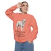 pyrenean-mastiff-sweatshirt-humor-terracotta-person-2-context Pyrenean Mastiff Humor Sweatshirt, Terracotta, person 2 context