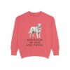 pyrenean-mastiff-sweatshirt-humor-watermelon Pyrenean Mastiff Humor Sweatshirt, Watermelon, front view