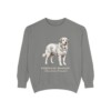 Pyrenean Mastiff Latin Sweatshirt, Grey, front view