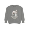Pyrenean Mastiff Mom Sweatshirt, Grey, front view