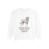 Pyrenean Mastiff Mom Sweatshirt, White, front view