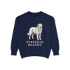 Pyrenean Mastiff Sweatshirt, True Navy, front view