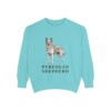Pyrenean Shepherd Sweatshirt, Chalky Mint, front view
