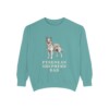 Pyrenean Shepherd Dad Sweatshirt, Seafoam, front view