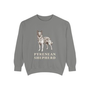 Pyrenean Shepherd Sweatshirt, Grey, front view