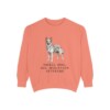 pyrenean-shepherd-sweatshirt-humor-terracotta Pyrenean Shepherd Humor Sweatshirt, Terracotta, front view