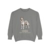 Pyrenean Shepherd Latin Sweatshirt, Grey, front view