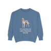 Pyrenean Shepherd Mom Sweatshirt, Blue Jean, front view