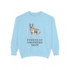 Pyrenean Shepherd Mom Sweatshirt, Chambray, front view