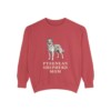 Pyrenean Shepherd Mom Sweatshirt, Crimson, front view