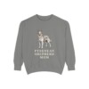 Pyrenean Shepherd Mom Sweatshirt, Grey, front view