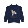 Pyrenean Shepherd Sweatshirt, True Navy, front view