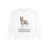 Pyrenean Shepherd Sweatshirt, White, front view