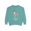 Rat Terrier Dad Sweatshirt, Seafoam, front view