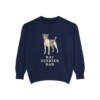 Rat Terrier Dad Sweatshirt, True Navy, front view