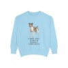 Rat Terrier Humor Sweatshirt, Chambray, front view