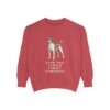 Rat Terrier Humor Sweatshirt, Crimson, front view