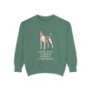 Rat Terrier Humor Sweatshirt, Light Green, front view