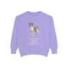 Rat Terrier Humor Sweatshirt, Violet, front view