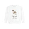 Rat Terrier Humor Sweatshirt, White, front view