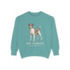 Rat Terrier Latin Sweatshirt, Seafoam, front view