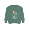 Rat Terrier Mom Sweatshirt, Light Green, front view
