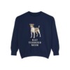 Rat Terrier Mom Sweatshirt, True Navy, front view