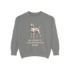 Redbone Coonhound Dad Sweatshirt, Grey, front view