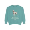 Redbone Coonhound Dad Sweatshirt, Seafoam, front view