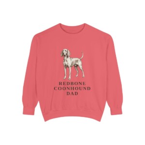 Redbone Coonhound Dad Sweatshirt, Watermelon, front view