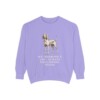 Redbone Coonhound Humor Sweatshirt, Violet, front view